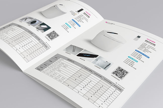 智享生活，净享舒适——智能卫浴画册平面设计全解析